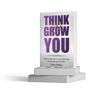 Chris Felton's book Think & Grow You stack of books